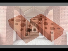 240x115x60mm，Light Coffee Bata Berongga Tahan Cuaca Yang Sangat Baik Untuk Dinding