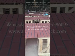 Split Tiles Exterior Genteng Tipis Efek Merah Lapisan Mudah Konstruksi